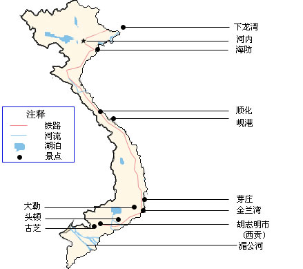          (云南越南旅游地图)图片